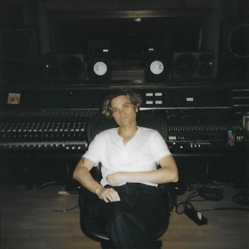 Gabriel Cheurfa in the studio